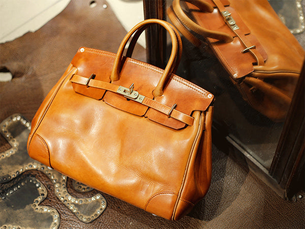 DEEPKEE original nubuck handmade full-grain genuine leather cowhide bag Deepkee Women Handbags Top Handle Satchel Purse Shoulder Bag #30073