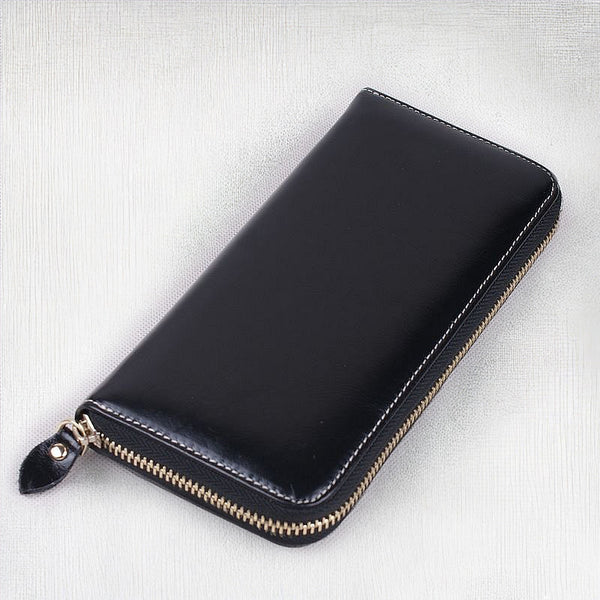 DEEPKEE original nubuck handmade full-grain genuine leather cowhide bag DEEPKEEE HANDMADE | Oil Wax Leather Wallet No.3315