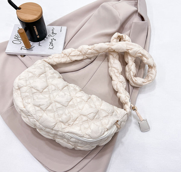 DEEPKEE original nubuck handmade full-grain genuine leather cowhide bag Gnocchi Bag Cross-Body Cozy Bag 雲朵包 WXQ-2