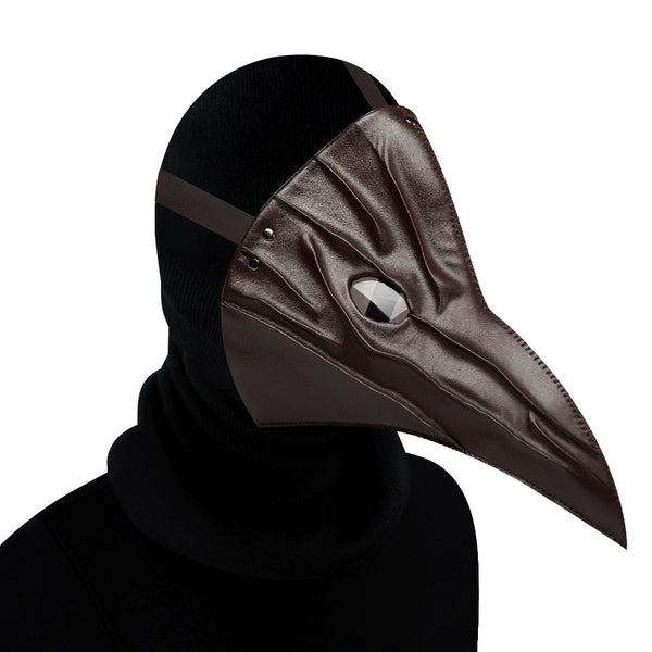 DEEPKEE original nubuck handmade full-grain genuine leather cowhide bag Deepkee Halloween Mask #FPBM002