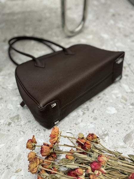 DEEPKEE original nubuck handmade full-grain genuine leather cowhide bag DEEPKEE 手工真皮保齡球包 togo波士頓包 枕頭包 MN24101801號