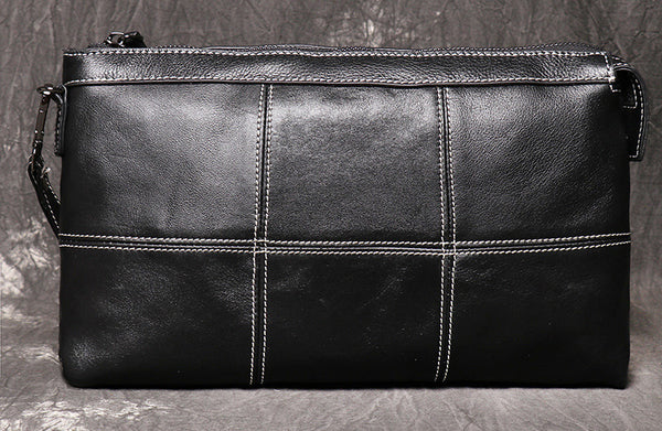 DEEPKEE original nubuck handmade full-grain genuine leather cowhide bag DEEPKEEE HANDMADE | Cecil Wrist Clutches Bag No.1088