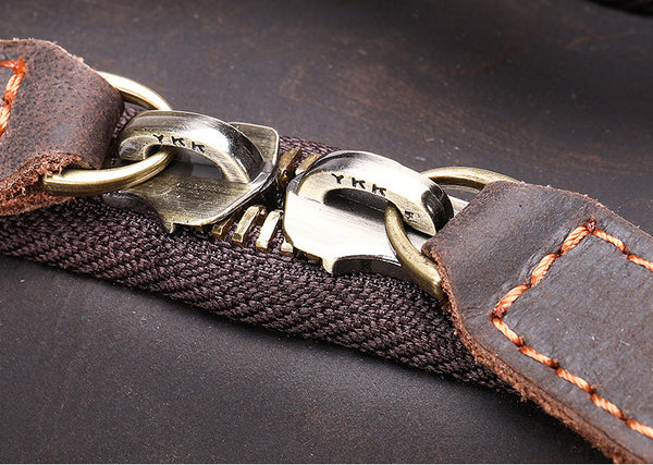 DEEPKEE original nubuck handmade full-grain genuine leather cowhide bag Bartholomew Cowhide Backpack No5009