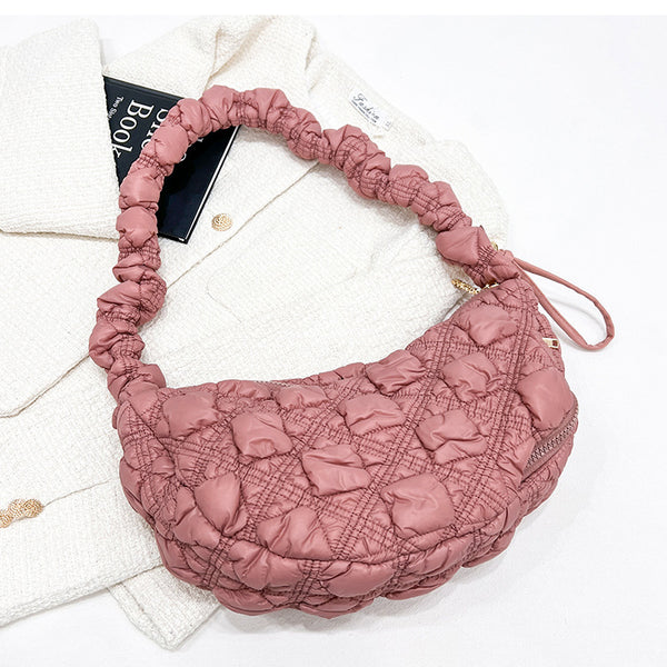 DEEPKEE original nubuck handmade full-grain genuine leather cowhide bag Gnocchi Bag Cross-Body Cozy Bag 雲朵包 WXQ-2