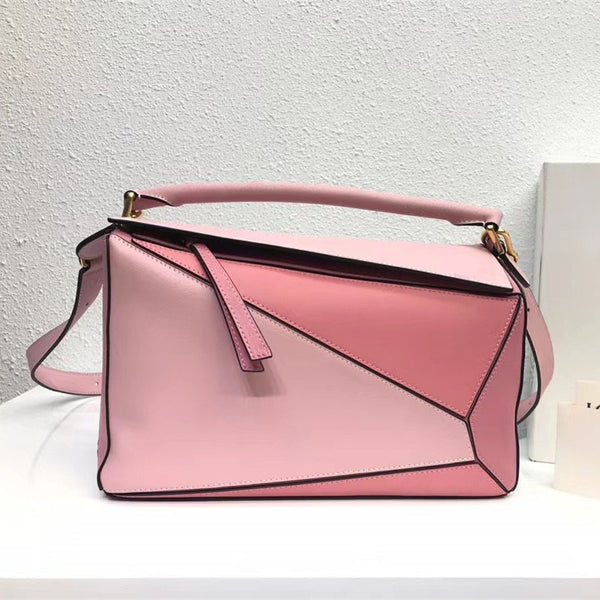 DEEPKEE original nubuck handmade full-grain genuine leather cowhide bag The Puzzle Edge bag in classic calfskin #688