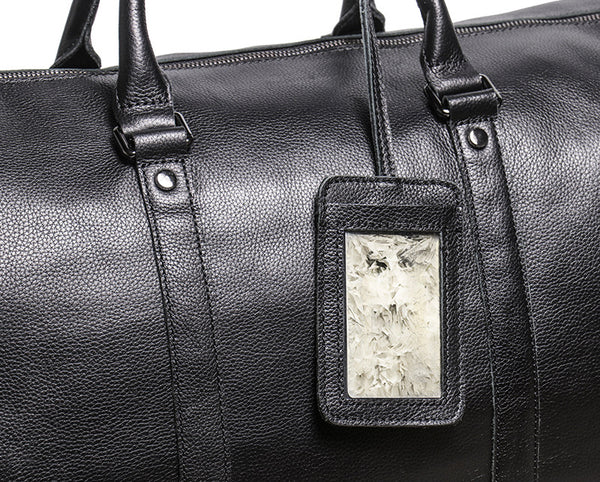 DEEPKEE original nubuck handmade full-grain genuine leather cowhide bag DEEPKEE HANDMADE | Bryan Leather Duffle Bag No.30004