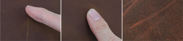 DEEPKEE original nubuck handmade full-grain genuine leather cowhide bag The Drawstring Backpack #6584