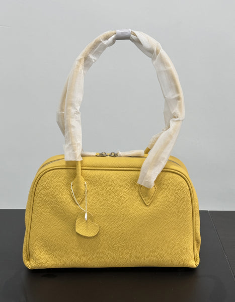 DEEPKEE original nubuck handmade full-grain genuine leather cowhide bag DEEPKEE 手工真皮保齡球包 togo波士頓包 枕頭包 MN24101801號