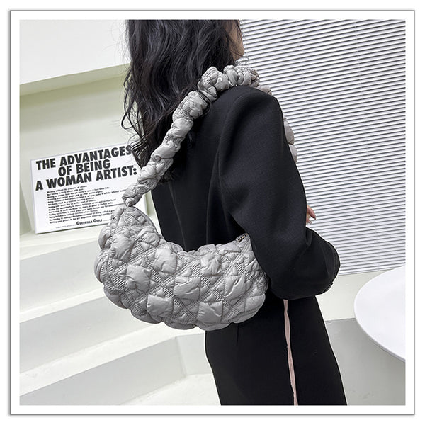 DEEPKEE original nubuck handmade full-grain genuine leather cowhide bag Gnocchi Bag Cross-Body Cozy Bag 雲朵包 WXQ-2