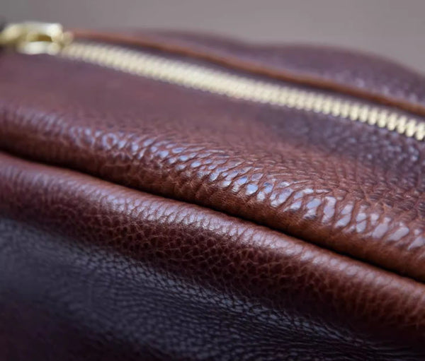 DEEPKEE original nubuck handmade full-grain genuine leather cowhide bag Fashionable Handmade Leather Chest Bag Sling Bag Sling Pack #604272