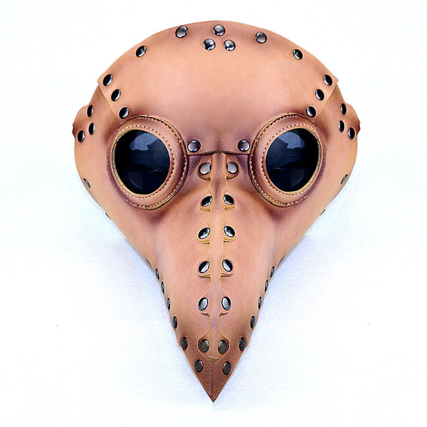 DEEPKEE original nubuck handmade full-grain genuine leather cowhide bag Deepkee Steampunk Medieval Plague Beak Mask #HG65005