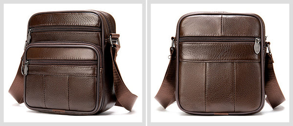 DEEPKEE original nubuck handmade full-grain genuine leather cowhide bag Deepkee Handcraft leather shoulder crossbody small bag #1180500