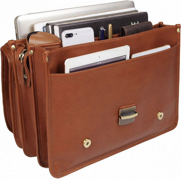 DEEPKEE original nubuck handmade full-grain genuine leather cowhide bag DEEPKEE® British style cowhide business briefcase #7397