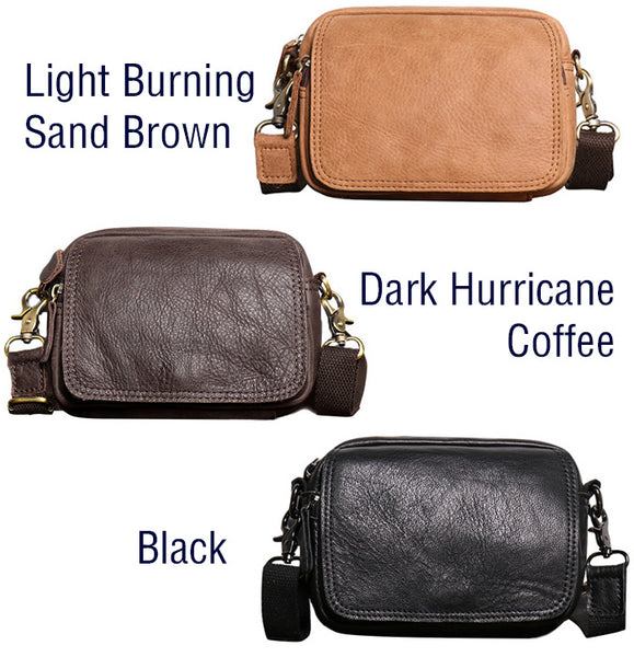 DEEPKEE original nubuck handmade full-grain genuine leather cowhide bag The Satchel Bag #S1242-1