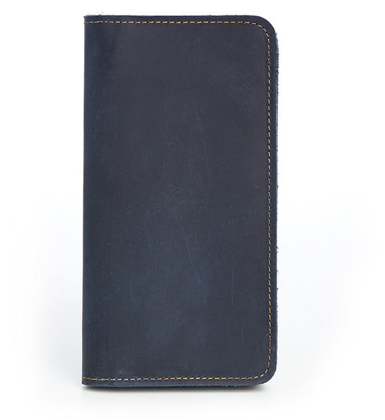 DEEPKEE original nubuck handmade full-grain genuine leather cowhide bag The Long Wallet #2043