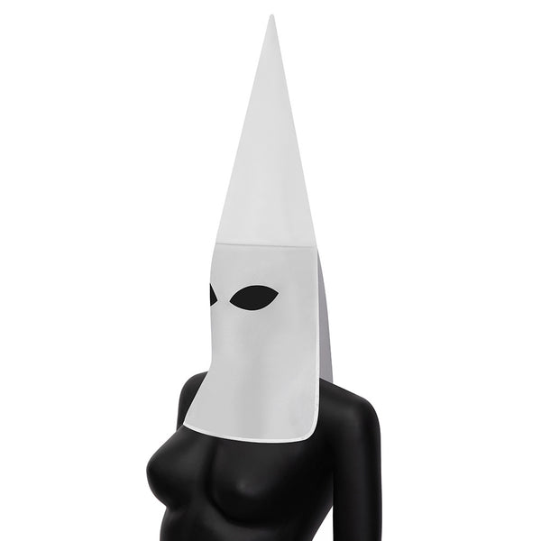 DEEPKEE original nubuck handmade full-grain genuine leather cowhide bag Penitentes Initiation hood punk witch's hat #FHT008