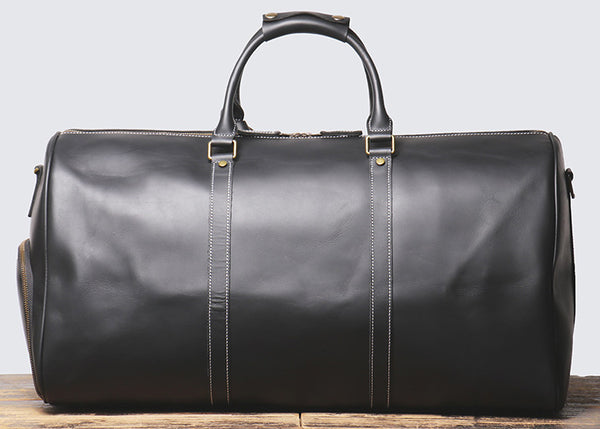 DEEPKEE original nubuck handmade full-grain genuine leather cowhide bag DEEPKEE HANDMADE LEATHER | Oz Oversized Duffle Bag No.30183