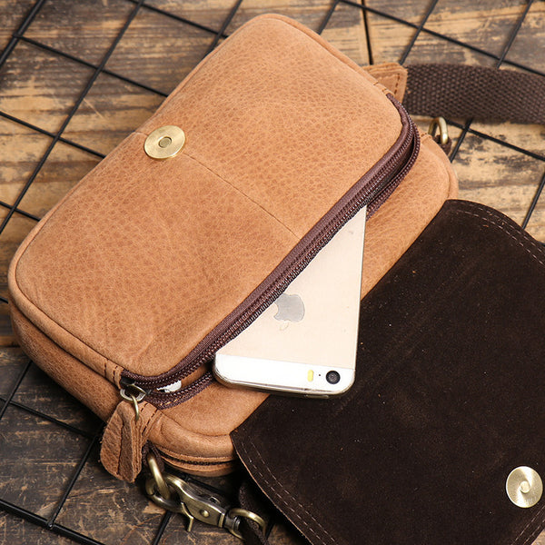 DEEPKEE original nubuck handmade full-grain genuine leather cowhide bag The Satchel Bag #S1242-1