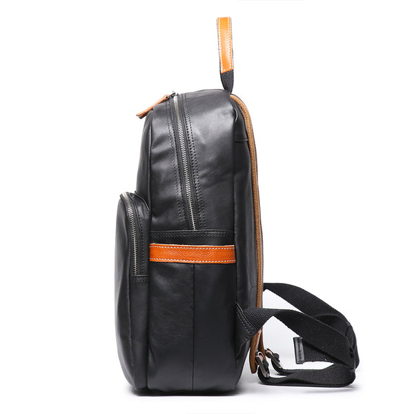 DEEPKEE original nubuck handmade full-grain genuine leather cowhide bag The Cowhide Travel Backpack #1788