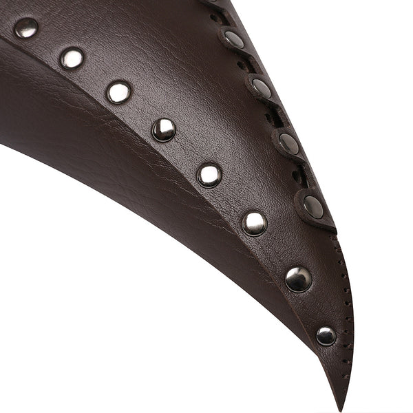 DEEPKEE original nubuck handmade full-grain genuine leather cowhide bag Deepkee Plague Doctor Bird Mask Headgear Novelty Masks #FPBM080