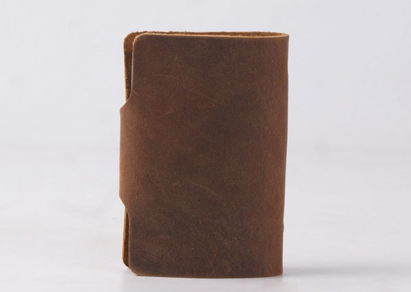 DEEPKEE original nubuck handmade full-grain genuine leather cowhide bag DEEPKEEE HANDMADE | Leather Business Card holder-Mini Simple No.1056
