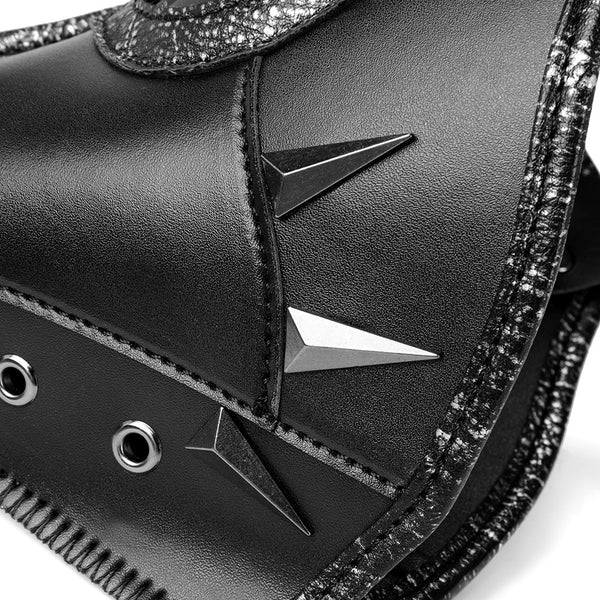 DEEPKEE original nubuck handmade full-grain genuine leather cowhide bag Plague Doctor Bird Leather Mask, Steampunk Long Nose Bird Beak Gothic Masks #FPBM054