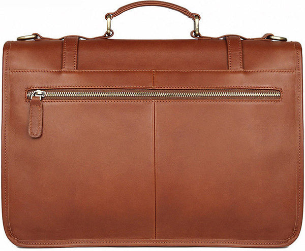 DEEPKEE original nubuck handmade full-grain genuine leather cowhide bag DEEPKEE® British style cowhide business briefcase #7397