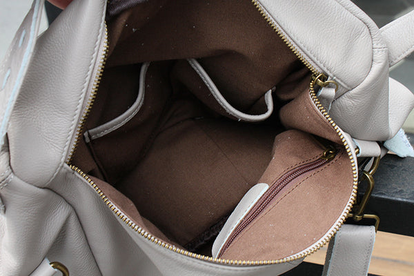 DEEPKEE original nubuck handmade full-grain genuine leather cowhide bag Handcrafted Tote Large Bag #80323