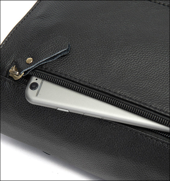 DEEPKEE original nubuck handmade full-grain genuine leather cowhide bag DEEPKEE handmade leather satchel #819