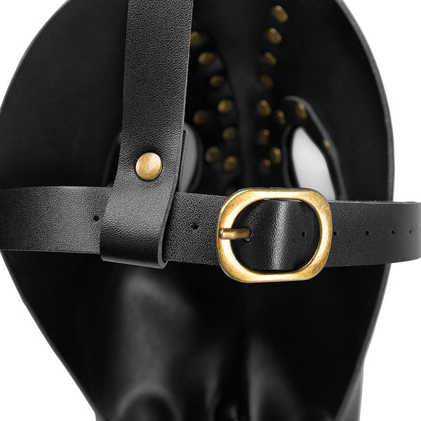 DEEPKEE original nubuck handmade full-grain genuine leather cowhide bag Steampunk Octopus Plague Doctor Masks #PBM008