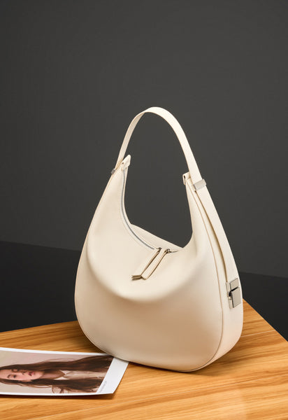 DEEPKEE original nubuck handmade full-grain genuine leather cowhide bag Handmade Leather Simple Style Underarm Bag #2782