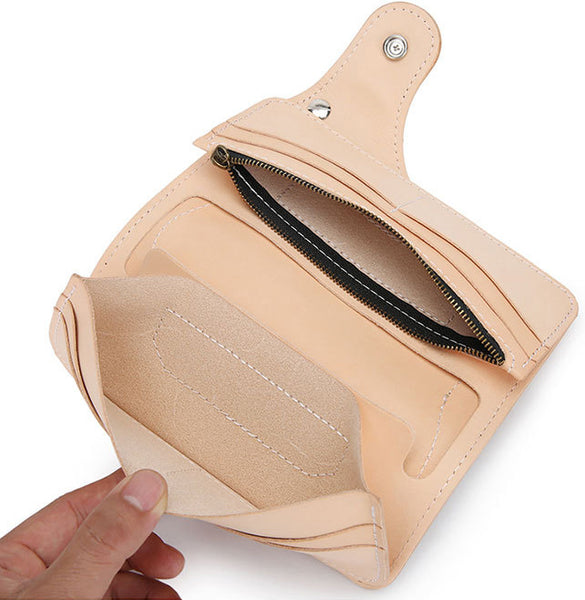 DEEPKEE original nubuck handmade full-grain genuine leather cowhide bag DEEPKEE Handmade Python Leather Bifold Wallet #59895