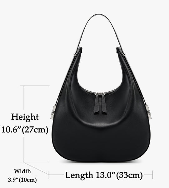 DEEPKEE original nubuck handmade full-grain genuine leather cowhide bag Handmade Leather Simple Style Underarm Bag #2782