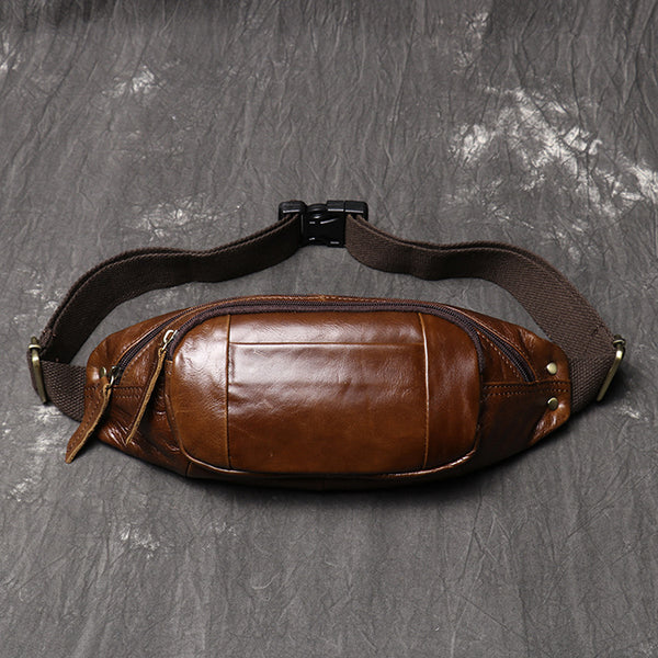 DEEPKEE original nubuck handmade full-grain genuine leather cowhide bag Alexis Sling Pack Bags No.J001