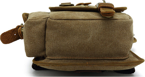 DEEPKEE original nubuck handmade full-grain genuine leather cowhide bag Outdoor Cycling Leg Bag #6001