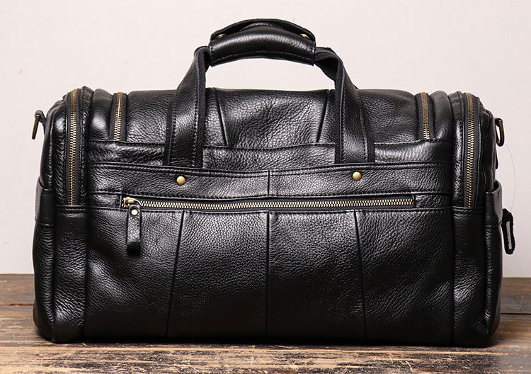 DEEPKEE original nubuck handmade full-grain genuine leather cowhide bag Mattew Luggage Bag No.571