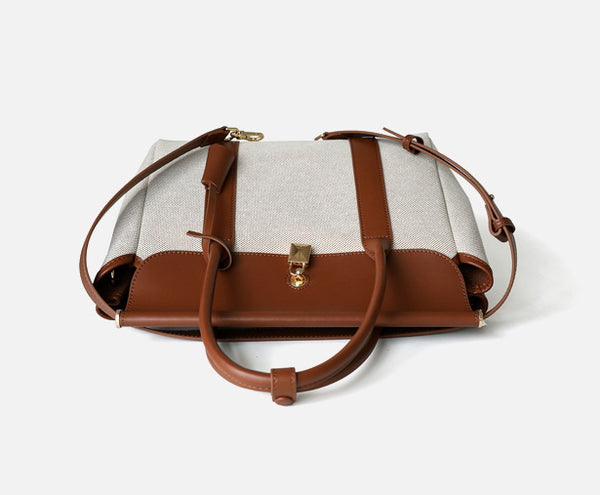 DEEPKEE original nubuck handmade full-grain genuine leather cowhide bag Loom bag L32 Grained Calfskin