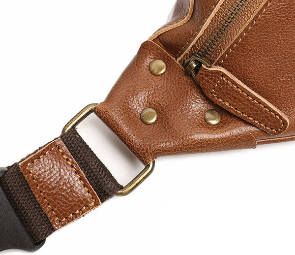 DEEPKEE original nubuck handmade full-grain genuine leather cowhide bag THE FLUTTER SLING HANDBAG No.30021