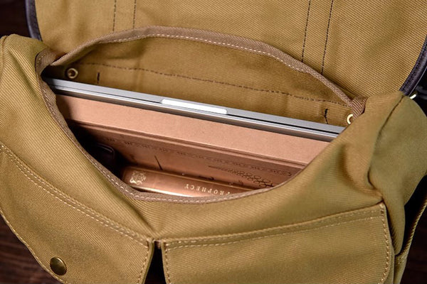 DEEPKEE original nubuck handmade full-grain genuine leather cowhide bag Portable Cycling Messenger Bags #70232