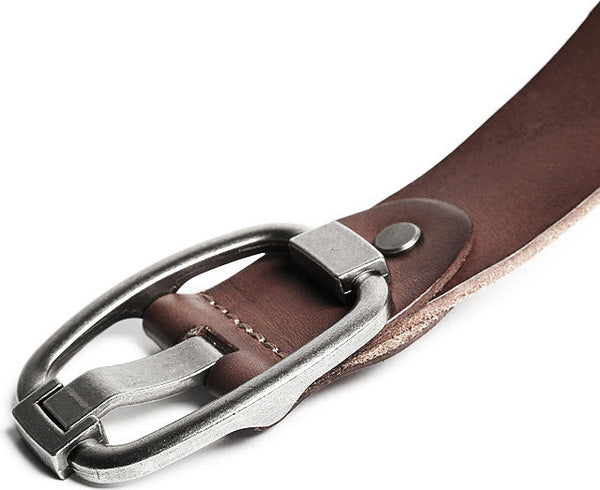 DEEPKEE original nubuck handmade full-grain genuine leather cowhide bag Deepkee genderless Perfect Leather Belt #15014