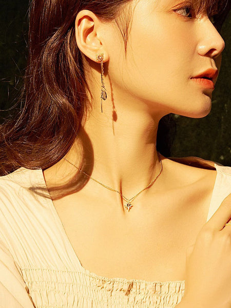 DEEPKEE original nubuck handmade full-grain genuine leather cowhide bag Handmade Necklace #62185