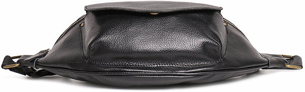 DEEPKEE original nubuck handmade full-grain genuine leather cowhide bag THE FLUTTER SLING HANDBAG No.30021