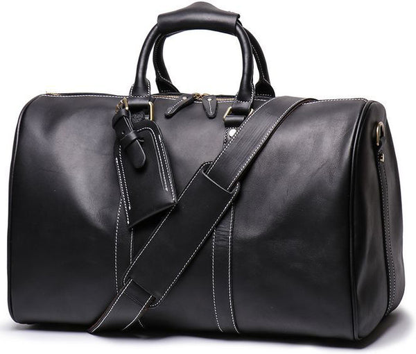 DEEPKEE original nubuck handmade full-grain genuine leather cowhide bag Oswald Trip Bag No.30196