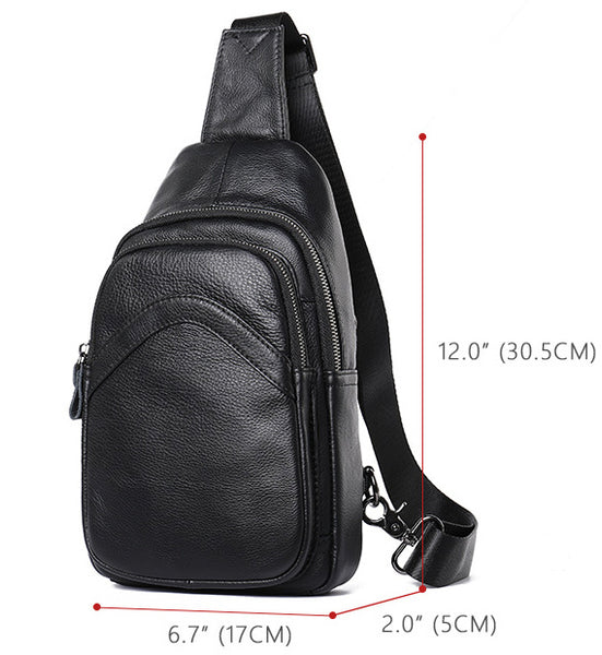 DEEPKEE original nubuck handmade full-grain genuine leather cowhide bag Deepkee Handcraft Crossbody Sling Bags #9000