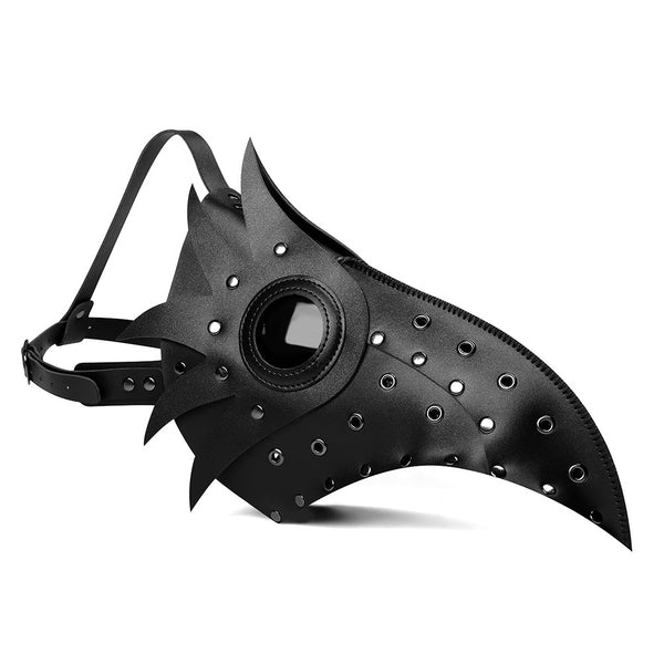 DEEPKEE original nubuck handmade full-grain genuine leather cowhide bag THE PLAGUE NOVICE MASK #FPBM011