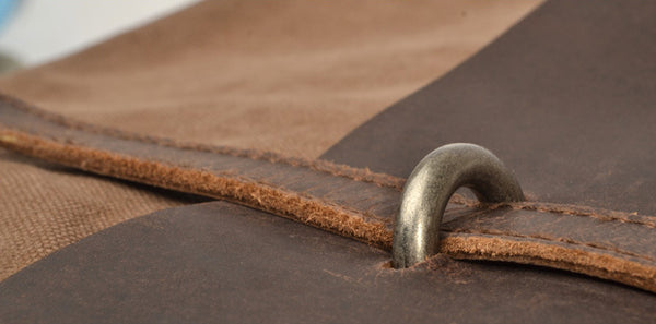 DEEPKEE original nubuck handmade full-grain genuine leather cowhide bag Basis Briefcase Messenger Bags #2167K