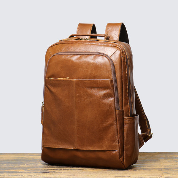 DEEPKEE original nubuck handmade full-grain genuine leather cowhide bag Montgomery Backpack Cowhide Travel Bags No0825_3
