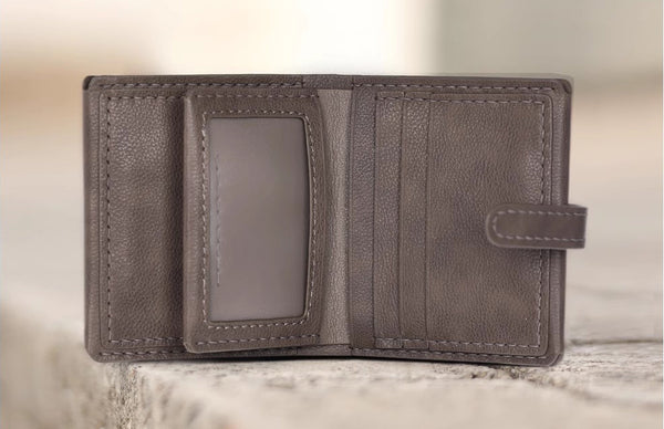 DEEPKEE original nubuck handmade full-grain genuine leather cowhide bag DIY Leather Wallet - Handmade Material Kit No.DC005