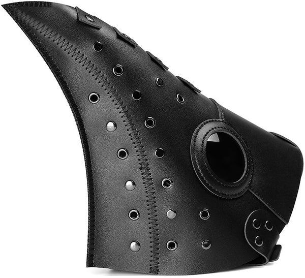 DEEPKEE original nubuck handmade full-grain genuine leather cowhide bag Outfit Steampunk Bird Mask Cosplay Masquerade Mask #FPBM030