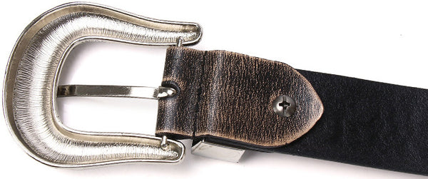 DEEPKEE original nubuck handmade full-grain genuine leather cowhide bag Amazing Genuine Leather / Vintage Gothic Design Belt #99744